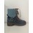 Retro Stitching Lace-up Zipper Boots