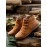 Women Lether Fall Flat Heel PU Boots