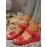 Retro casual three-dimensional flower hollow breathable wedge sandals
