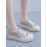 Airy Floral Lace Resort Flats